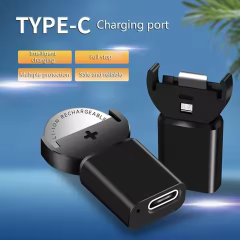 Universal Portable Button Batterie Long-Lasting Type C Lithium Coin Charger Widely Charging For LIR2