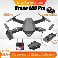 ready Drone E88 Pro 4k Dual Camera Drone Kamera Jarak Jauh Mini HD