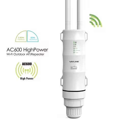Wavlink AC600 Outdoor Wifi Route Dual Dand 2.4/5Ghz Waterproof High Power Wireless AP Repeater Wifi 