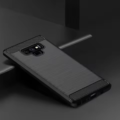 Case For Samsung Galaxy Note 9 Case Silicone TPU Bumper Shockproof Carbon Cover for Samsung Galaxy N