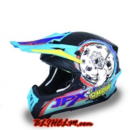 CROSS HELMET JPX FOX1 X21 BLACK DOFF | FOX1 TRAIL HELMET | JPX MOTOCROSS HELMET SNI