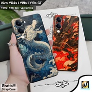 Latest Vivo Y04s / Y19s / Y19s GT / Y29 / Y29s Case 2025 Dragon Motif | SoftCase HP Vivo Y04s | Vivo