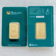 No Magnetic 24K Gold Plated Swiss Argor 1oz Gold Bar Gold Coin Bullion Acrylic Seal Packaging Indepe