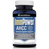 American BioSciences ImmPower AHCC Herbal Mushroom Supplement, 500mg per Capsule for Immune Support,