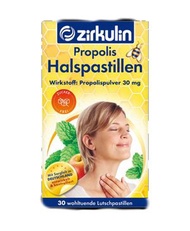 內地直送 - 德國品質zirkulin哲庫林無糖蜂膠潤喉糖喉嚨痛護喉嚨送老師*3盒（平行進口）