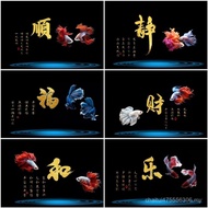 Fish Tank Background Sticker External Sticker High-Definition Wallpaper Paper Painting Betta Aquariu