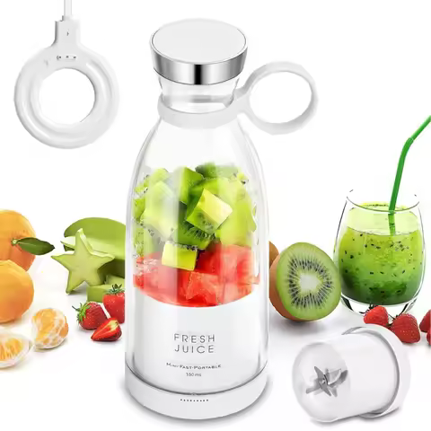 Portable Mini Blender Electric Juicer Fruit Smoothies Mixer Usb Magnetic Charging Multifunctional Ju