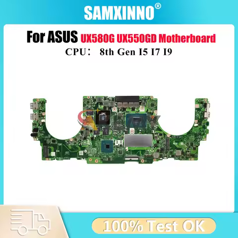 UX550GD Laptop Motherboard For ASUS ZenBook UX550 UX55VD UX55VE UX580G Notebook Mainboard With I5 I7