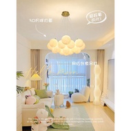 LP-6 Get Gifts🎀Internet Celebrity Bedroom Light Moon Cream Style Chandelier Simple Modern Living Room Dining Room Advanc