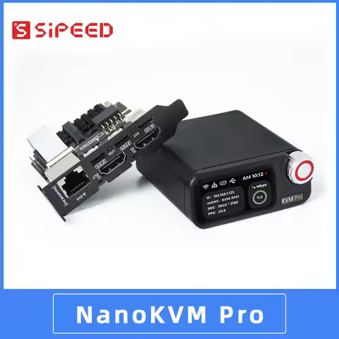 Sipeed NanoKVM-Pro: 4K IP-KVM over GbE/WiFi6/PoE for Server/NAS Remote Management