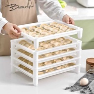 Dumpling Tray Commercial Multi-Layer Freezer Box Household Dumpling Tray Shelf Placement Tray Storag