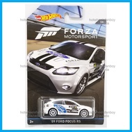 Hot Wheels 09 Ford Focus RS HW 2017 Forza Motorsport Themed 1/6 White FORZA XBOX FORD hotwheels ford