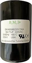 59-71 MFD (uF) 220VAC 1/2 and 3/4 HP Well Pump Control Box Motor Start Capacitor for Franklin 275464