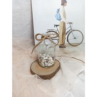 Glass vase, scandinavian vase, rustic vase, aesthetic vase, flower vase, nordic vase, minimalist vas