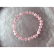 HQ Madagascar Purple Rose Quartz Stone Bracelet Full HQnatural 6.2mm F667