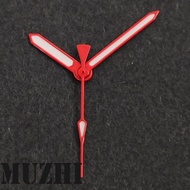 Red High Quality NH35 Diving Pointer Watch Hands Green Luminous Fit NH34 NH35 NH36 NH38 4R 7S Moveme