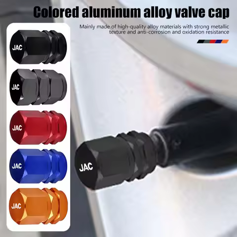For JAC Car Tire Stem Valve Caps Wheel Tire Valve Rim Stem Covers Airdust Waterproof J3 J2 S5 A5 J5 