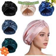 KEATHS Silk Satin Hair Bonnet, Smooth Adjustable Mulberry Silk Wrap, Premium Breathable Luxury Satin