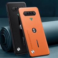 Luxury PU Leather Case For Xiaomi Black Shark 4 4S Pro 5RS Matte Cover Silicone Protection Phone Cas