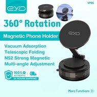 BENTUSTYX EYD VP05X Magnetic Phone Holder 360 Rotation Adjustable, Vacuum Suction, Universal Car Mou
