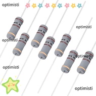 OPTIMISTI Carbon Film Resistors, 2W 5% Tolerance 4 Bands 100 Ohm Resistor, Easy to use for DIY Elect