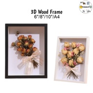 3D Frame 3cm Depth Hollow Frame DIY Handcraft Decoration Dried Flower Frame Wedding Photo Frame