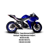 Knalpot Racing Austin Racing Carbon titanium GP1R ori U.K Yamaha R25