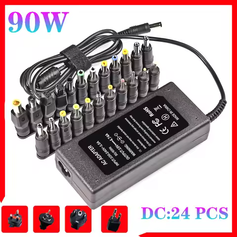 19V 4.74A 90W Universal Laptop Power Adapter Charger for Lenovo Asus Acer Dell HP Samsung Toshiba La