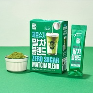 【Nokchawon】Zero Sugar Matcha Latte 70g (10g x 7) Instant Korean Drink 39kcal Only