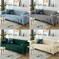 Plush Sofa Cover Stretch All-inclusive Sofa Cover for Living Room funda L shape cat scratch ArmChair