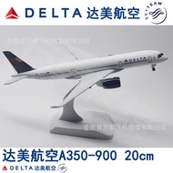 Model Pesawat A350 20cm Cathay Pacific Delta Eastern Airlines Vietnam Airlines Malaysia Airlines den
