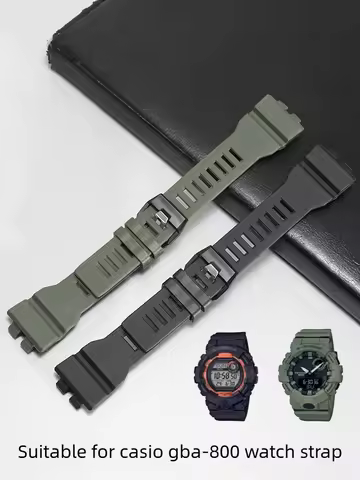 Suitable for Casio G-SHOCK Watch Strap GBA-800 GBD-800 GMA-B800 Resin Strap Accessories