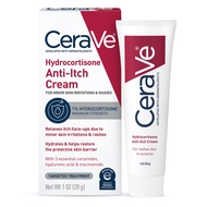 CeraVe 1% Hydrocortisone Anti-Itch Cream | Fragrance-Free Relief for Eczema-Prone & Dry Skin | 1 Oun