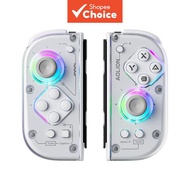 Aolion RGB J20 Joycon for Nintendo Switch Wireless Left and Right Gamepad with Motion Sensing and Ha