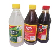 DATU PUTI Cooking Mixes - TRIO PACK - Vinegar, Soy Sauce and Patis (pack of 3 bottles x 350 ml)