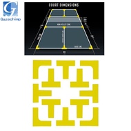 [Gazechimp] Pickleball Court Marker Kit Tennis Court Court Lines Marker Accessory Lines Marking for 