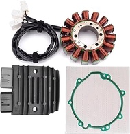 Engine Stator Coil+Voltage Regulator Rectifier With Gasket For ZG1400 GTR1400 2008-2016(Package 2)