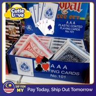 [Ready Stock] Casino Poker Playing Card/ Poker Card 52+4 Joker Deck