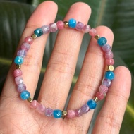 !! .. Pink Tourmaline + Apatite