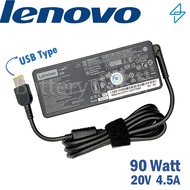 Lenovo Adapter ของแท้ 20V/4.5A 90W หัว USB สายชาร์จ Lenovo อะแดปเตอร์