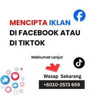Servis Setup & Run Ads Facebook (FB Ads) / TikTok Ads - Fokus Leads & Sale (BOOKING)