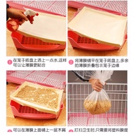 Rabbit Cage Rabbit Toilet Film Cover Disposable Plastic Stool Film Pad Rabbit Dutch Pig Chassis Urine Tray Bag