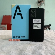 oppo A96 8/256 gb second garansi resmi
