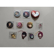 ENSEMBLE STARS ENSTARS KANZAKI SOUMA NAGUMO TETORA MIKA KAGEHIRA KURO KIRYU RUBBER KEYCHAIN BADGE