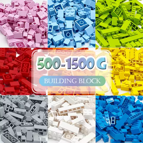 500-1500g Bulk Solid Color Classic Building Blocks Compatible lego Major Bricks Brand MOC DIY City C