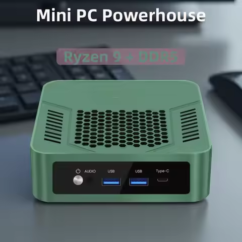 Topton Solid Office Mini PC AMD Ryzen 9 6900HX R7 7840HS 6800H ES USB4.0 Dual LAN 2xDDR5 Windows 11 