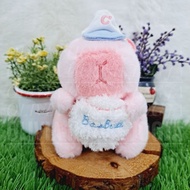 GANTUNGAN Pink Capybara Keychain Capybara Doll Keychain Capybara Baseball Keychain