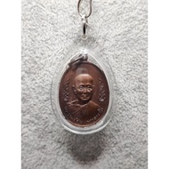 【818泰国佛牌】LP SIM PUTTHAJARO 近代必达王龙普多LP TOH加持 连龙普行 2520 RIAN LP SIM 红铜 NER THONGDAENG 已包防水壳 SP2409-100