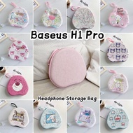 READY STOCK For Baseus H1 Pro Headphone Case  Cartoon Simple Headset Earpads Storage Bag Casing Box