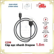 Drapow CZ08 Umbrella Fast Charging Cable 2.4A Usb to L 1.8m - Super Durable, Anti-Breakage